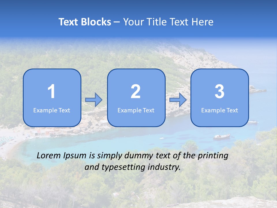 Desk Working College Student PowerPoint Template