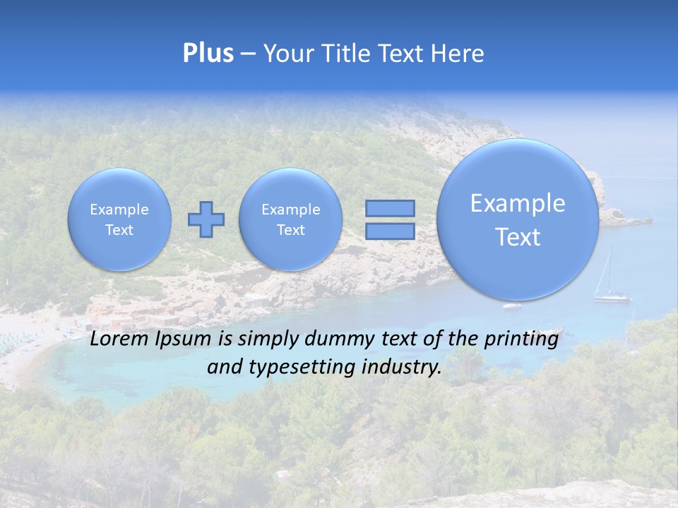 Desk Working College Student PowerPoint Template