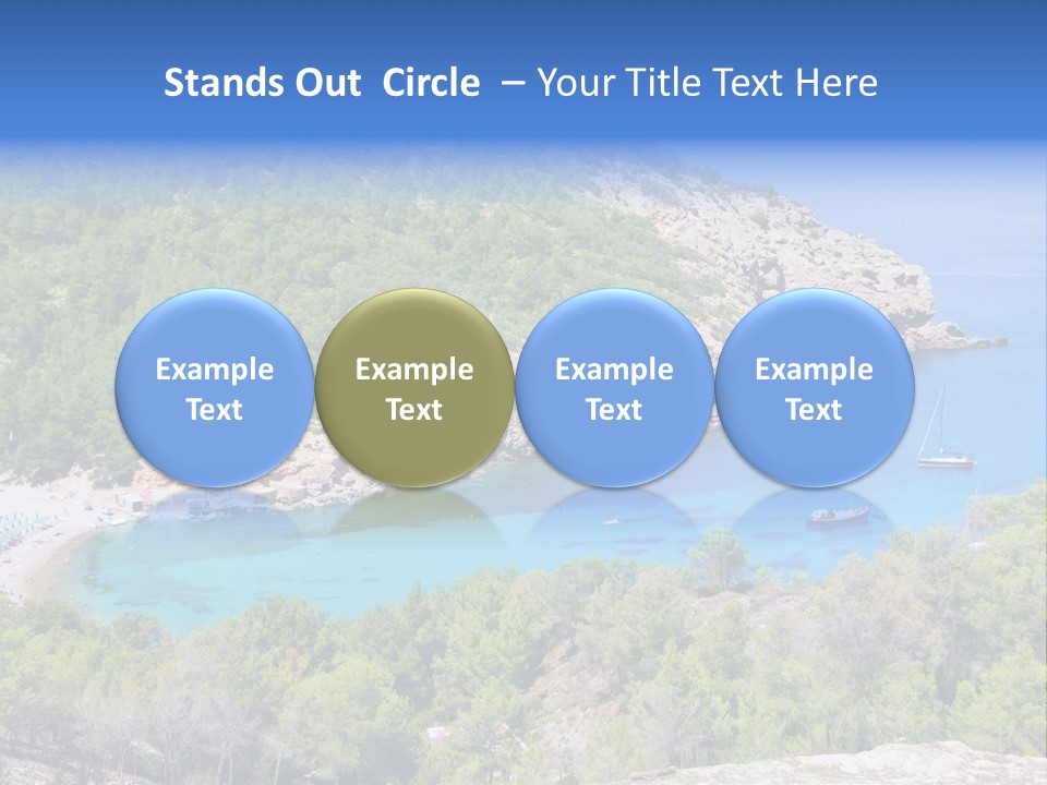 Desk Working College Student PowerPoint Template