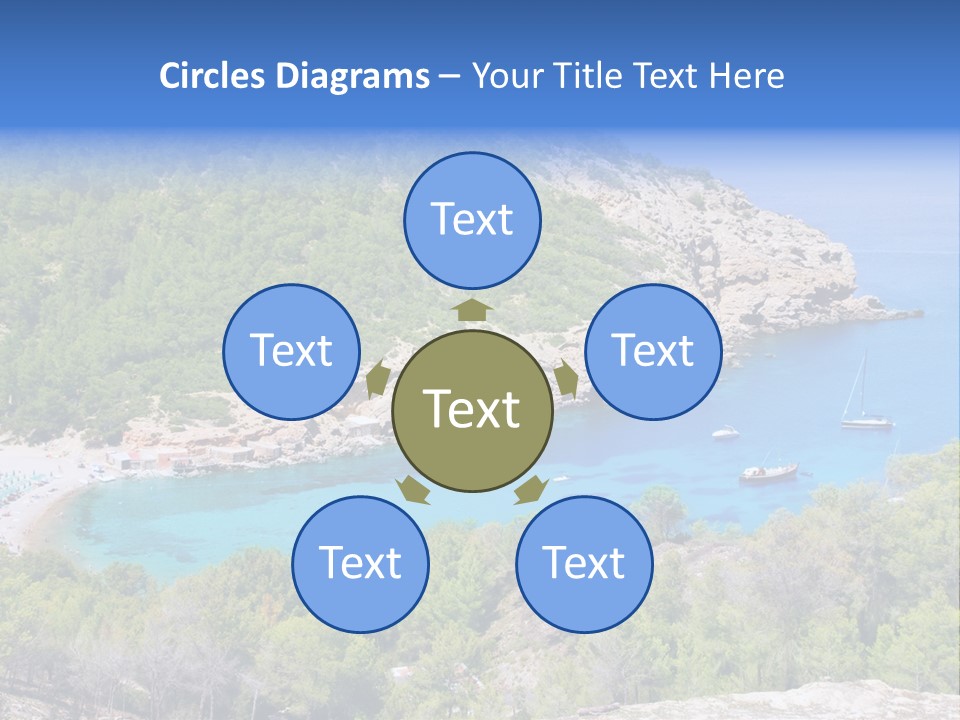 Desk Working College Student PowerPoint Template