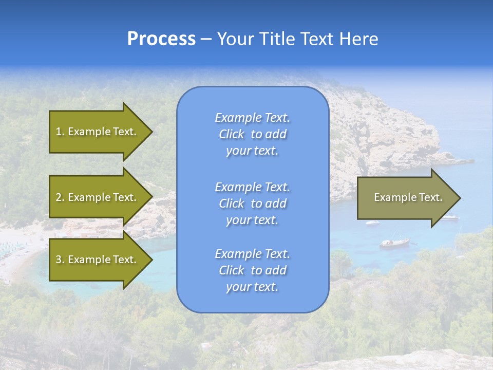 Desk Working College Student PowerPoint Template