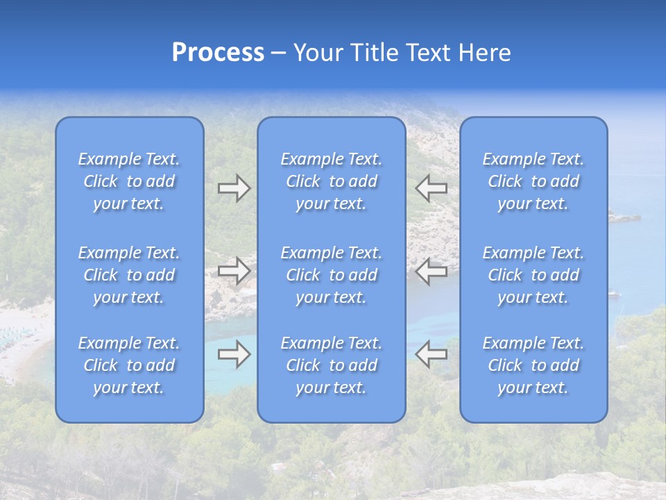 Desk Working College Student PowerPoint Template