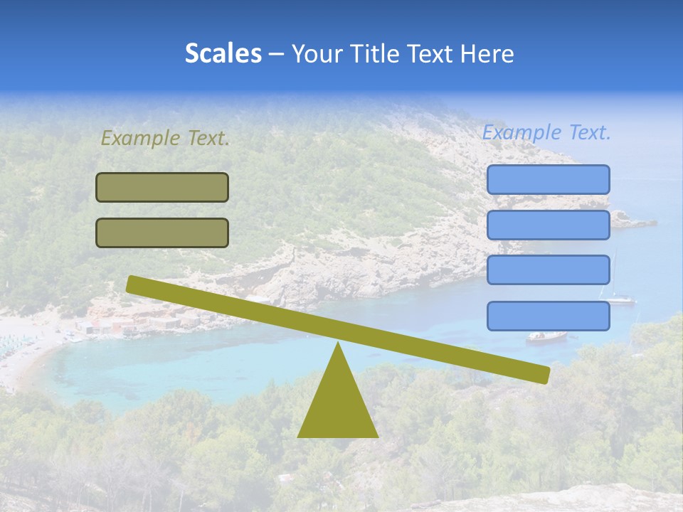 Desk Working College Student PowerPoint Template