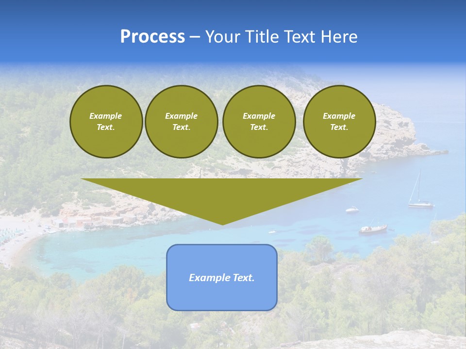 Desk Working College Student PowerPoint Template