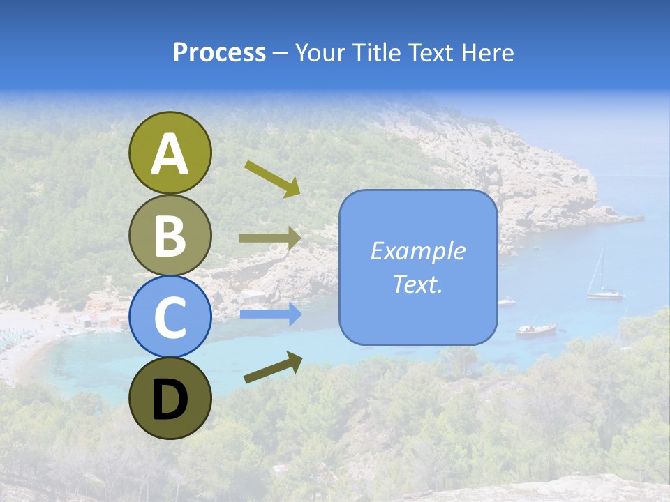 Desk Working College Student PowerPoint Template