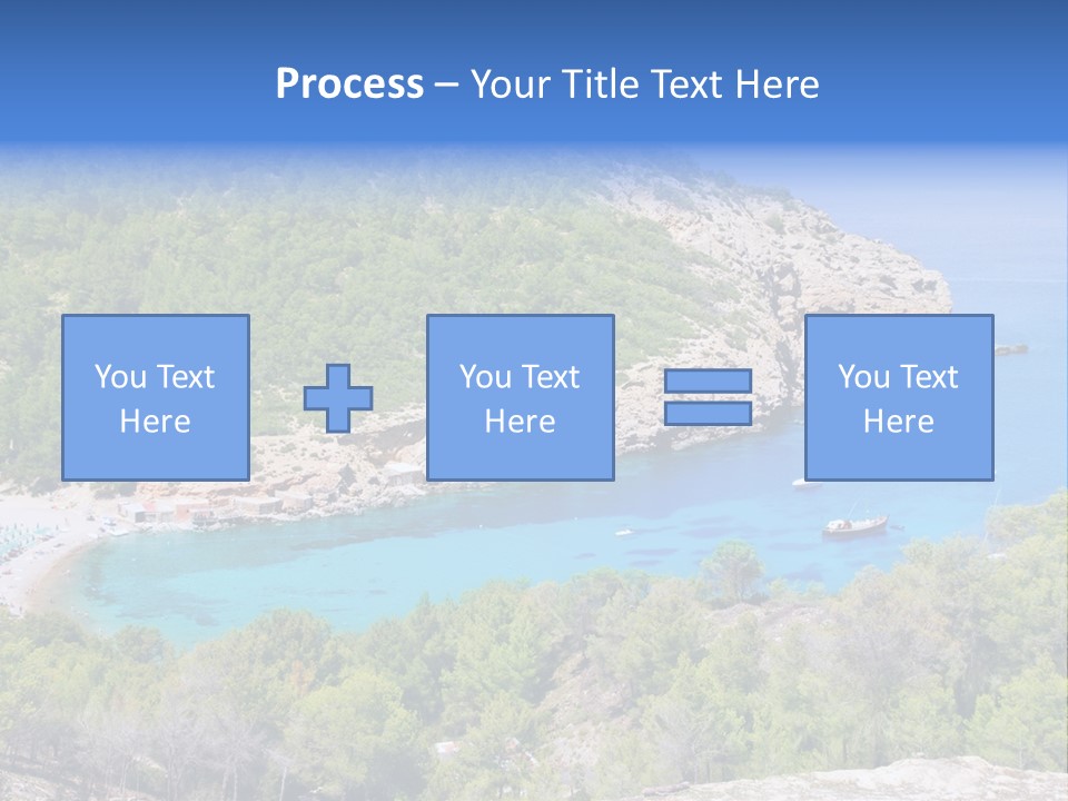 Desk Working College Student PowerPoint Template
