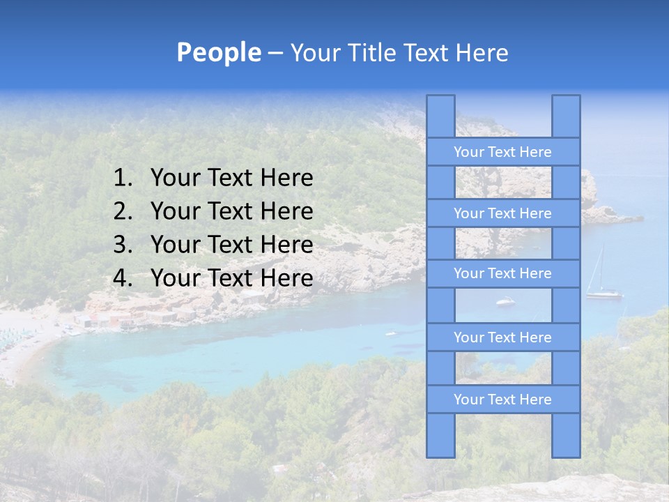 Desk Working College Student PowerPoint Template
