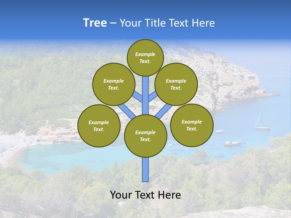 Desk Working College Student PowerPoint Template