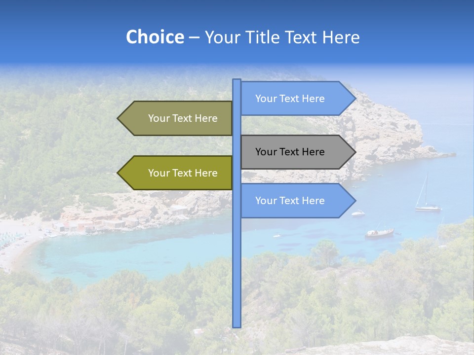 Desk Working College Student PowerPoint Template