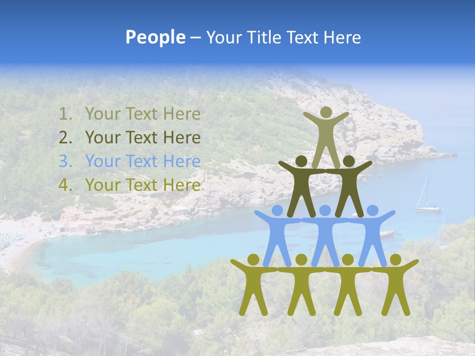 Desk Working College Student PowerPoint Template