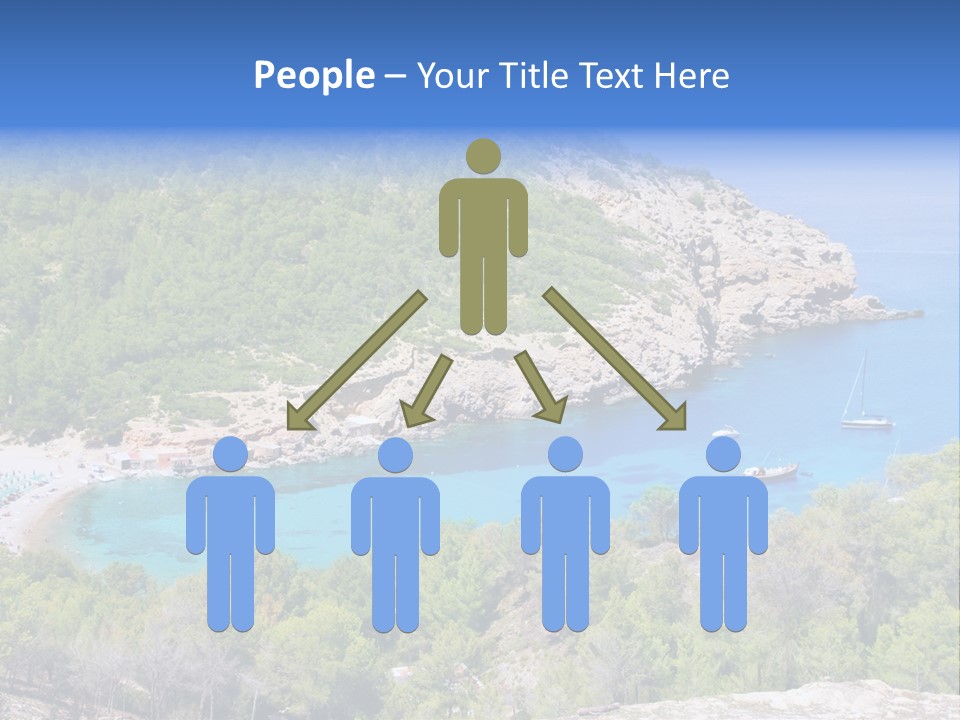 Desk Working College Student PowerPoint Template