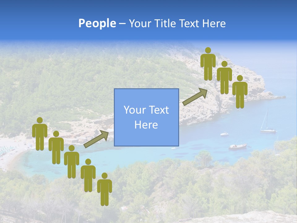 Desk Working College Student PowerPoint Template