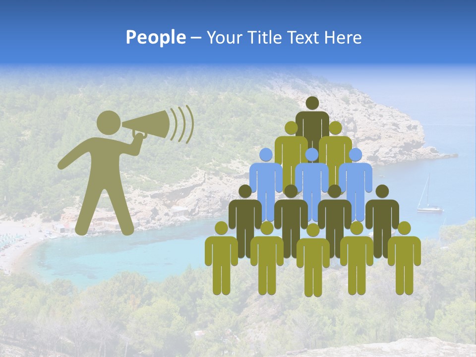 Desk Working College Student PowerPoint Template