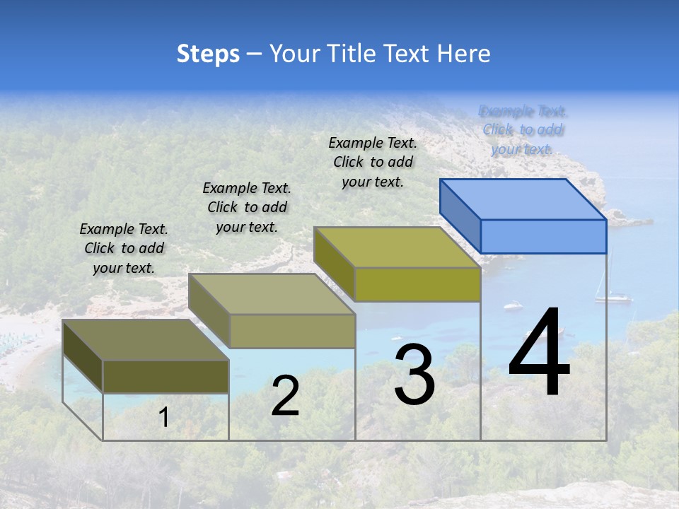 Desk Working College Student PowerPoint Template