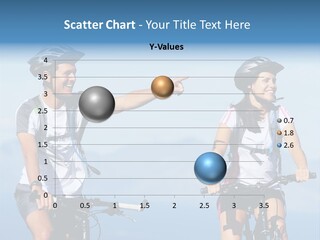 Couple Bike Laughing PowerPoint Template