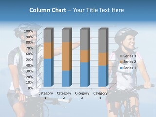 Couple Bike Laughing PowerPoint Template