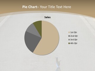 Asphalt Bicycle Fall PowerPoint Template