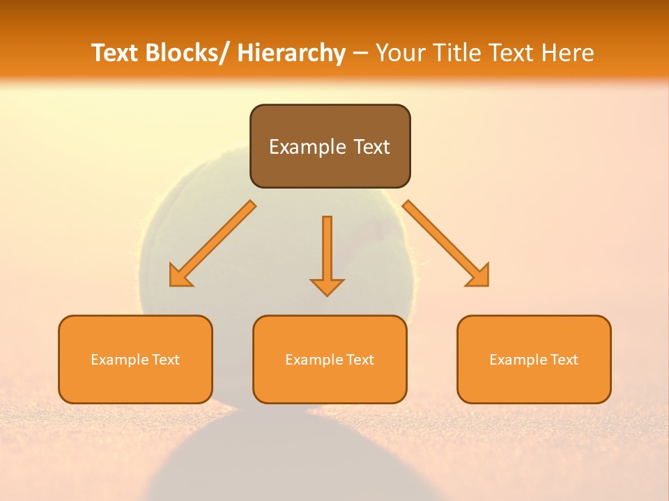 Sunset Green Individual Sport PowerPoint Template