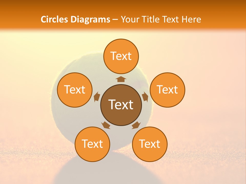 Sunset Green Individual Sport PowerPoint Template