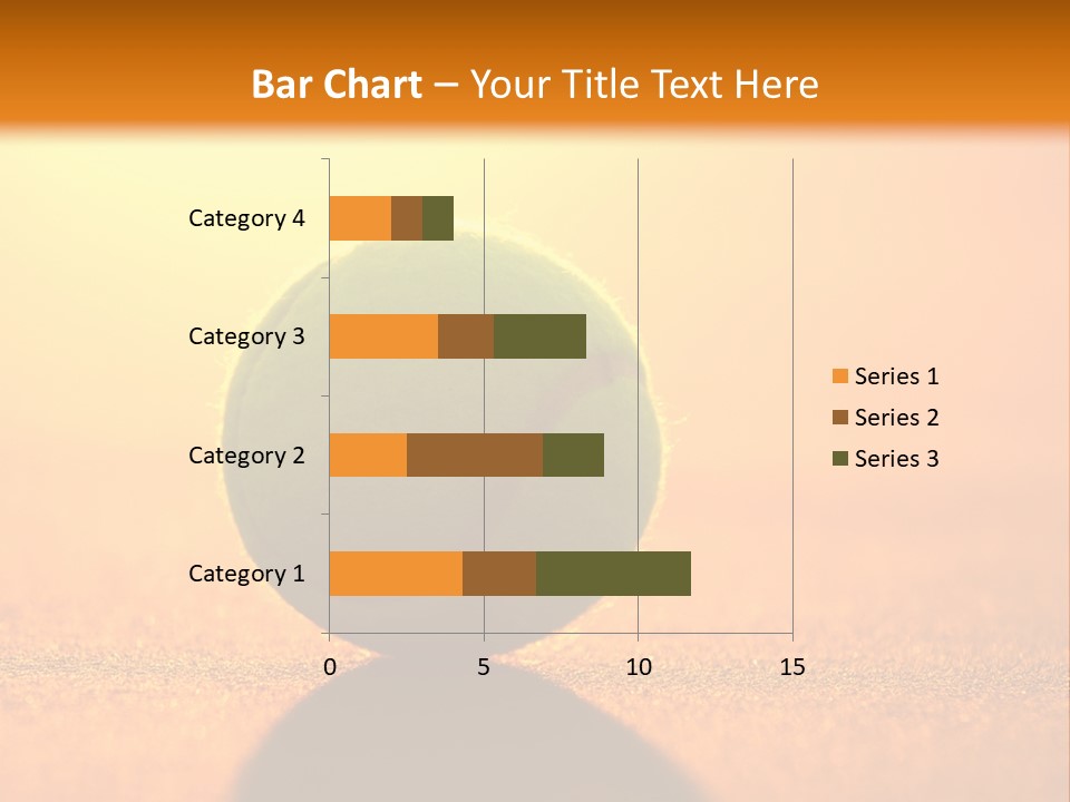 Sunset Green Individual Sport PowerPoint Template