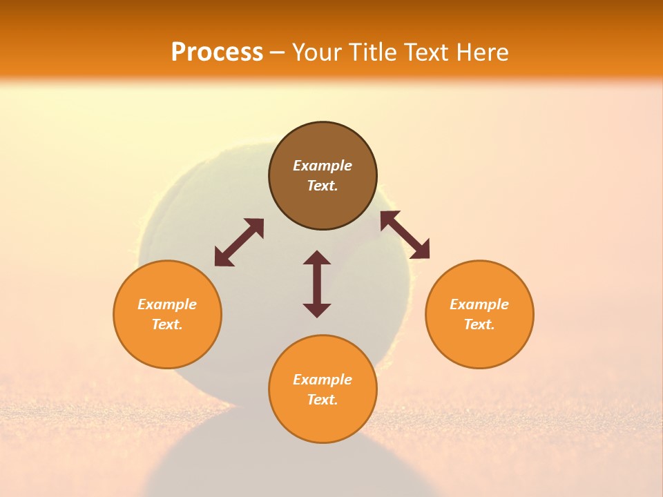 Sunset Green Individual Sport PowerPoint Template