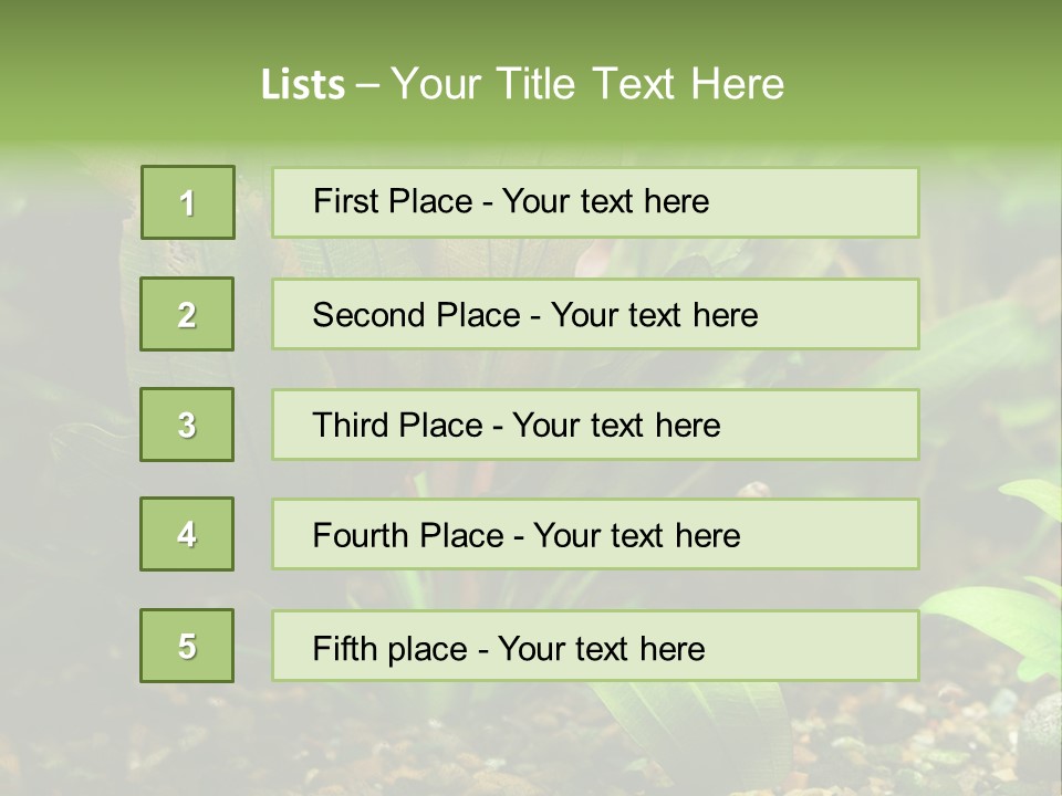 Nature Bearer Landscape PowerPoint Template