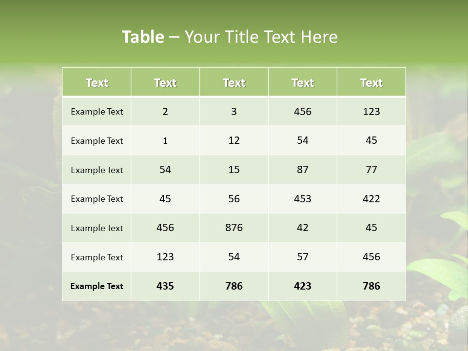Nature Bearer Landscape PowerPoint Template