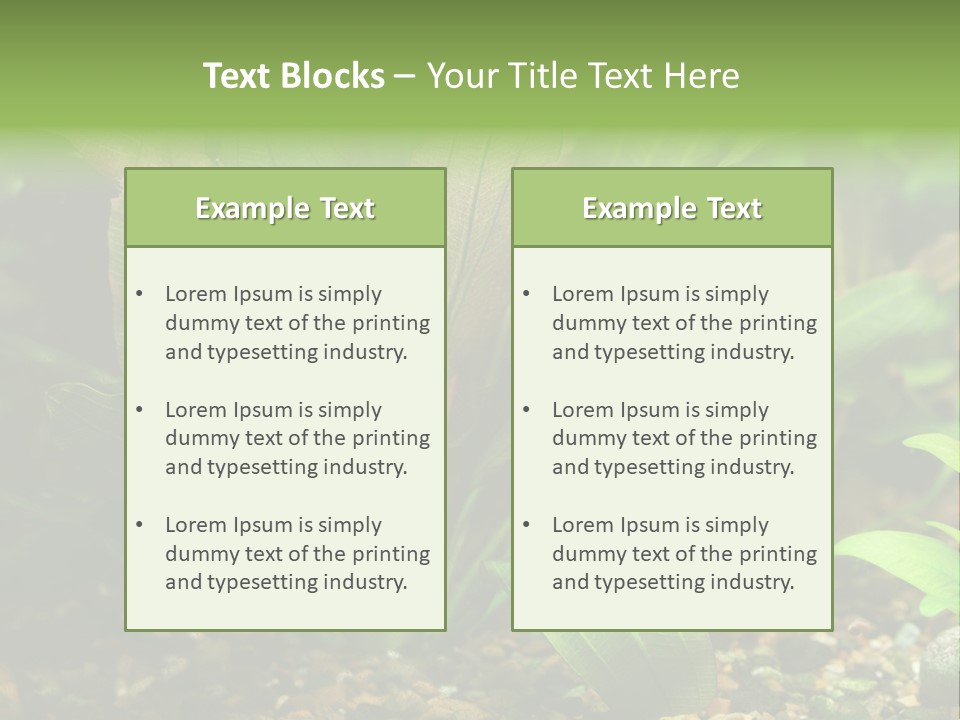 Nature Bearer Landscape PowerPoint Template