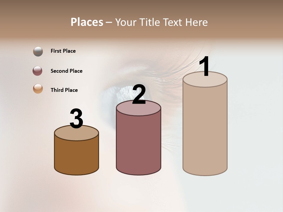 Caucasian Cute Small PowerPoint Template