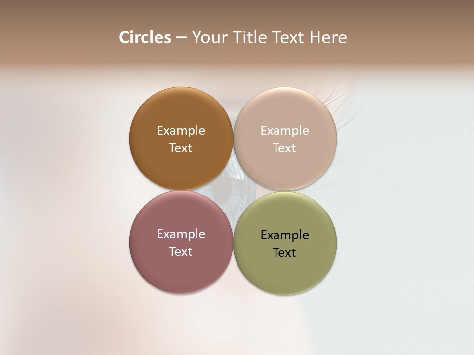 Caucasian Cute Small PowerPoint Template