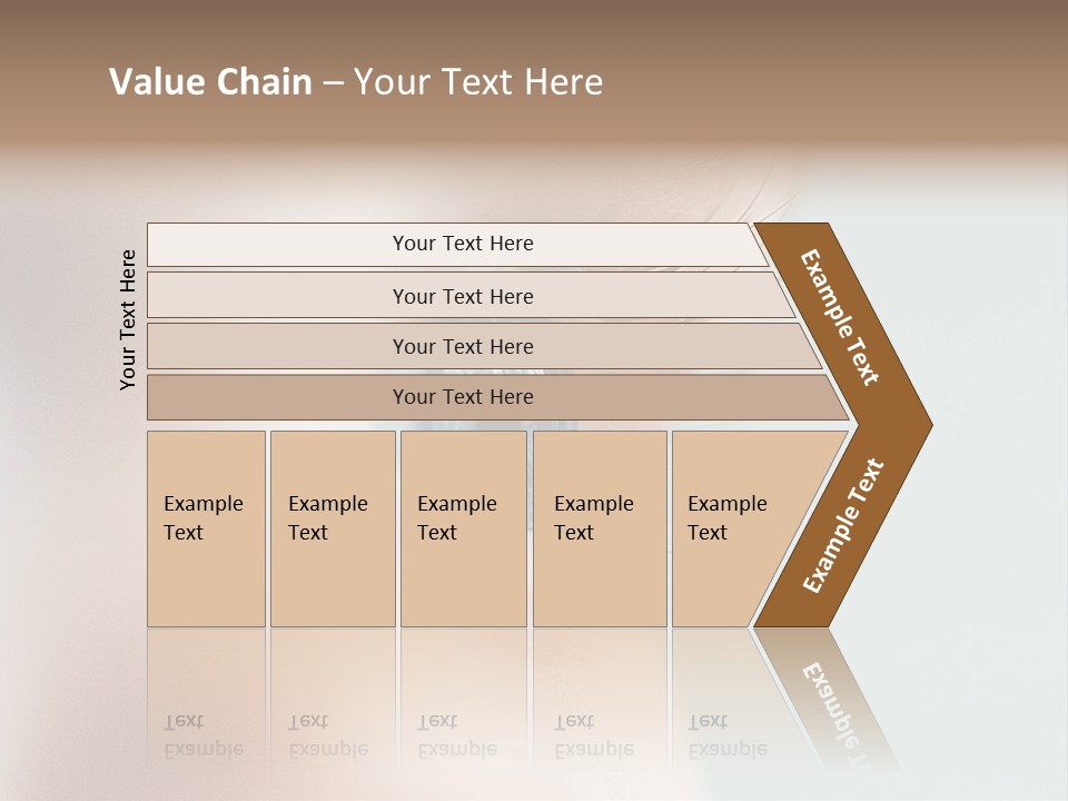 Caucasian Cute Small PowerPoint Template