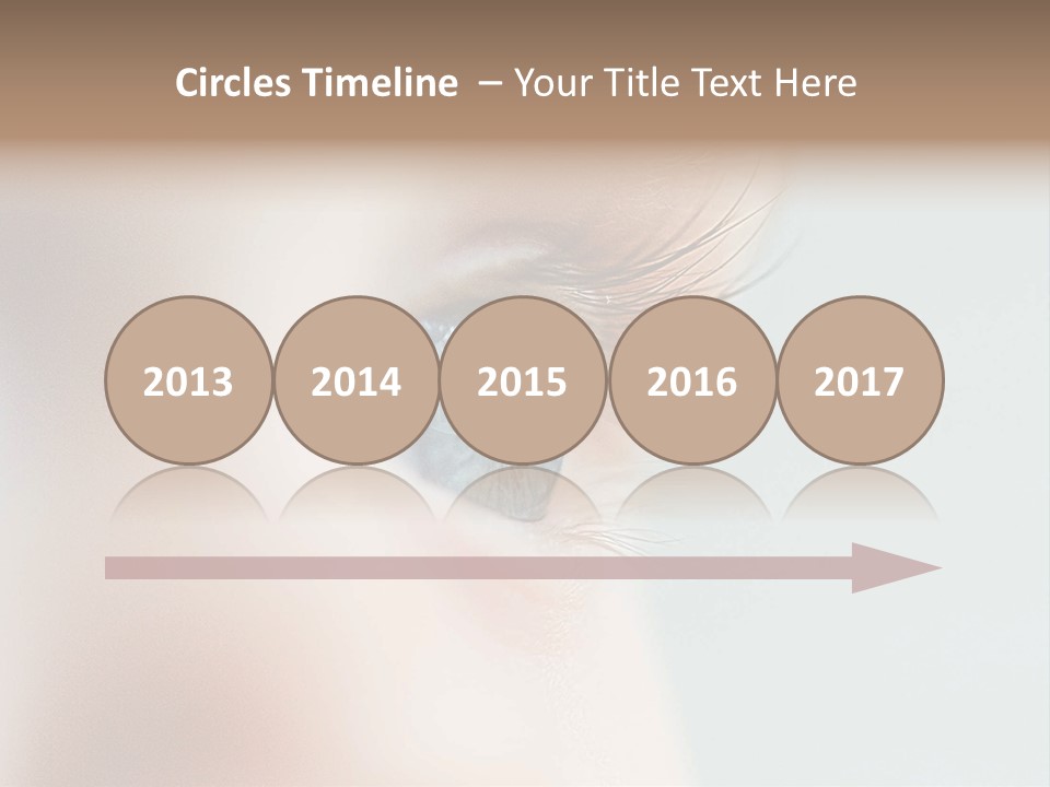 Caucasian Cute Small PowerPoint Template