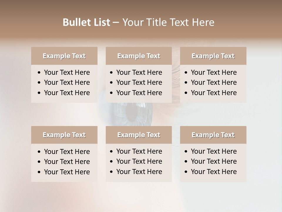 Caucasian Cute Small PowerPoint Template