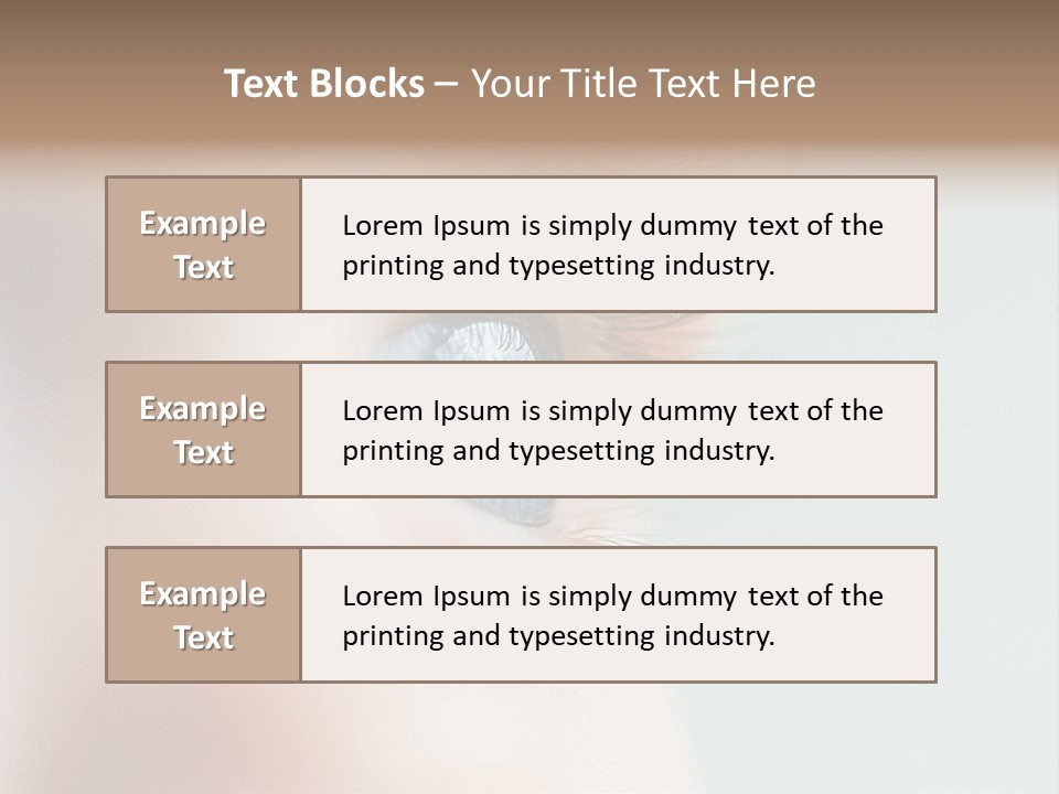 Caucasian Cute Small PowerPoint Template