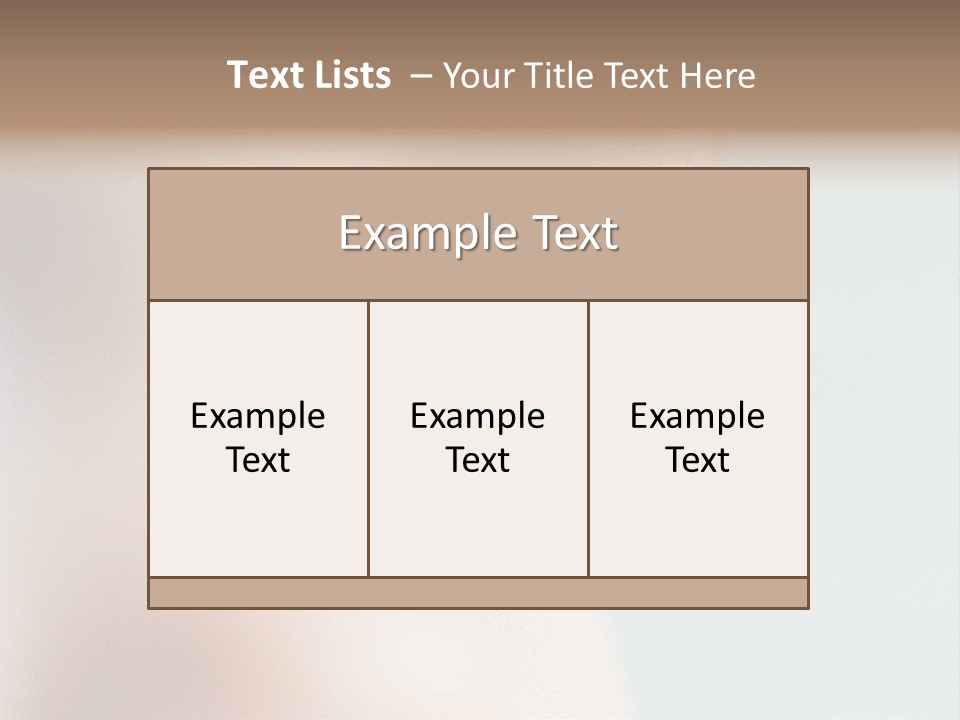 Caucasian Cute Small PowerPoint Template