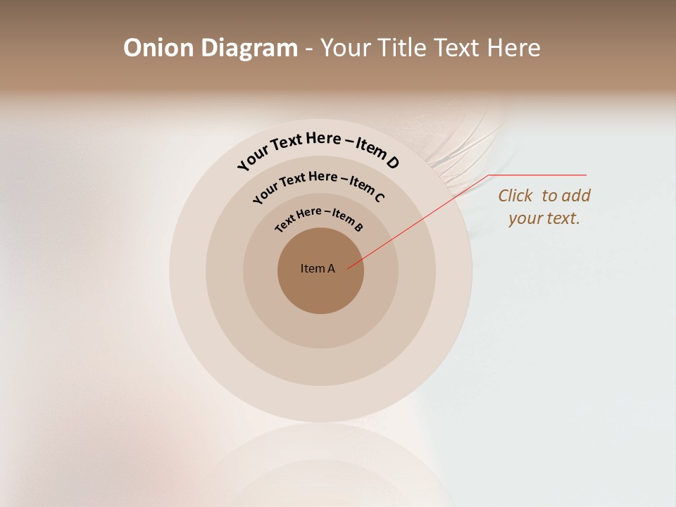 Caucasian Cute Small PowerPoint Template