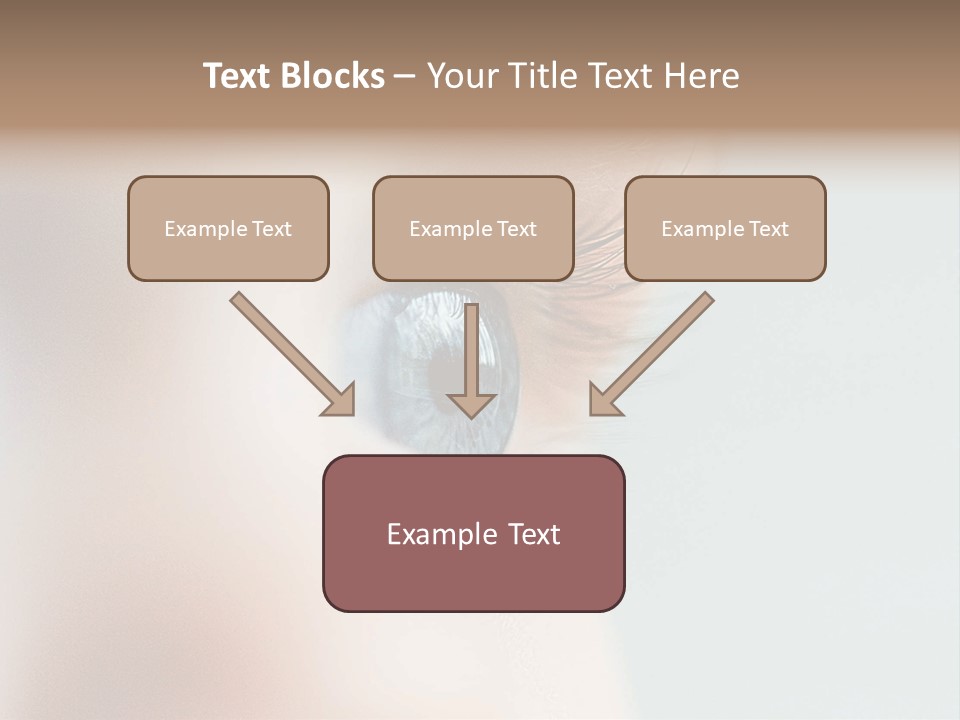 Caucasian Cute Small PowerPoint Template