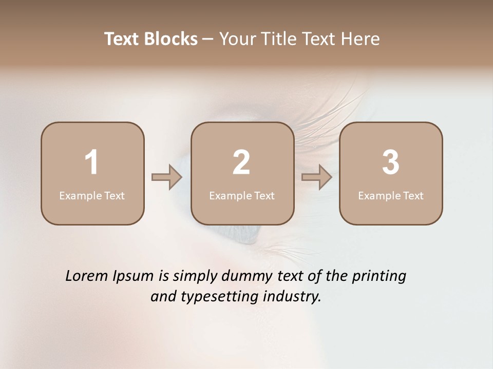 Caucasian Cute Small PowerPoint Template