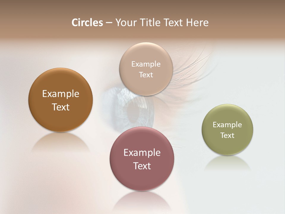 Caucasian Cute Small PowerPoint Template