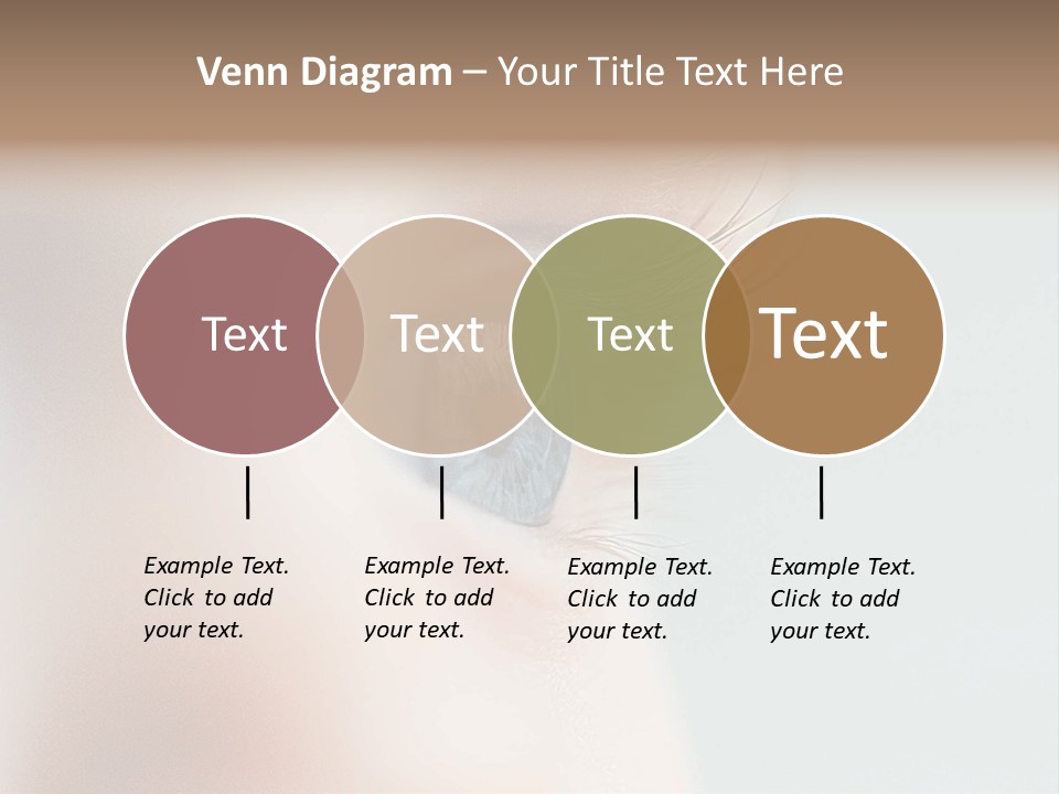 Caucasian Cute Small PowerPoint Template