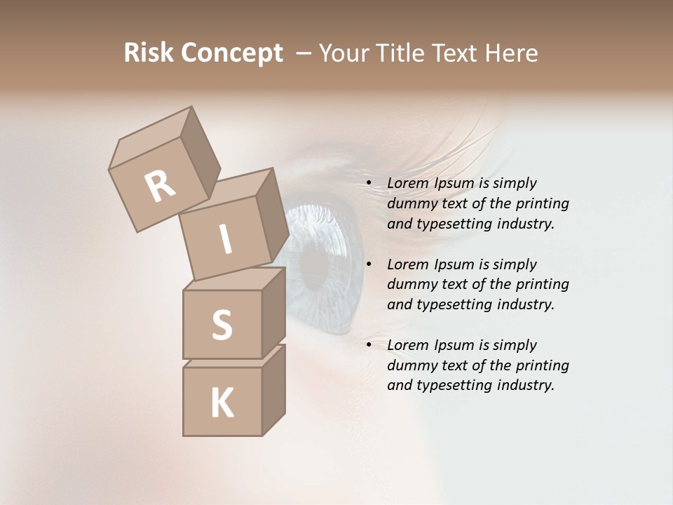 Caucasian Cute Small PowerPoint Template