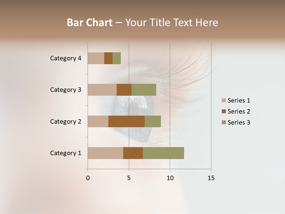 Caucasian Cute Small PowerPoint Template