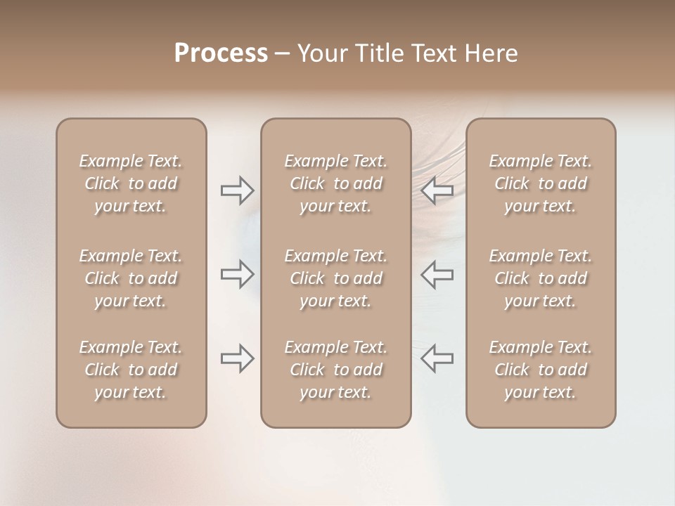 Caucasian Cute Small PowerPoint Template