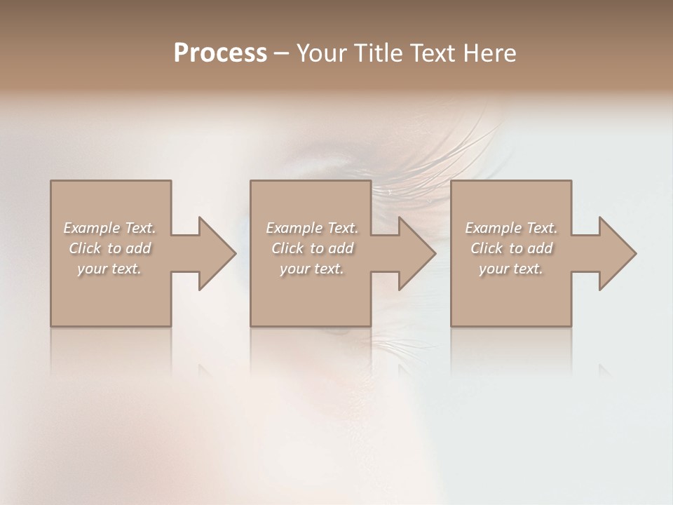 Caucasian Cute Small PowerPoint Template