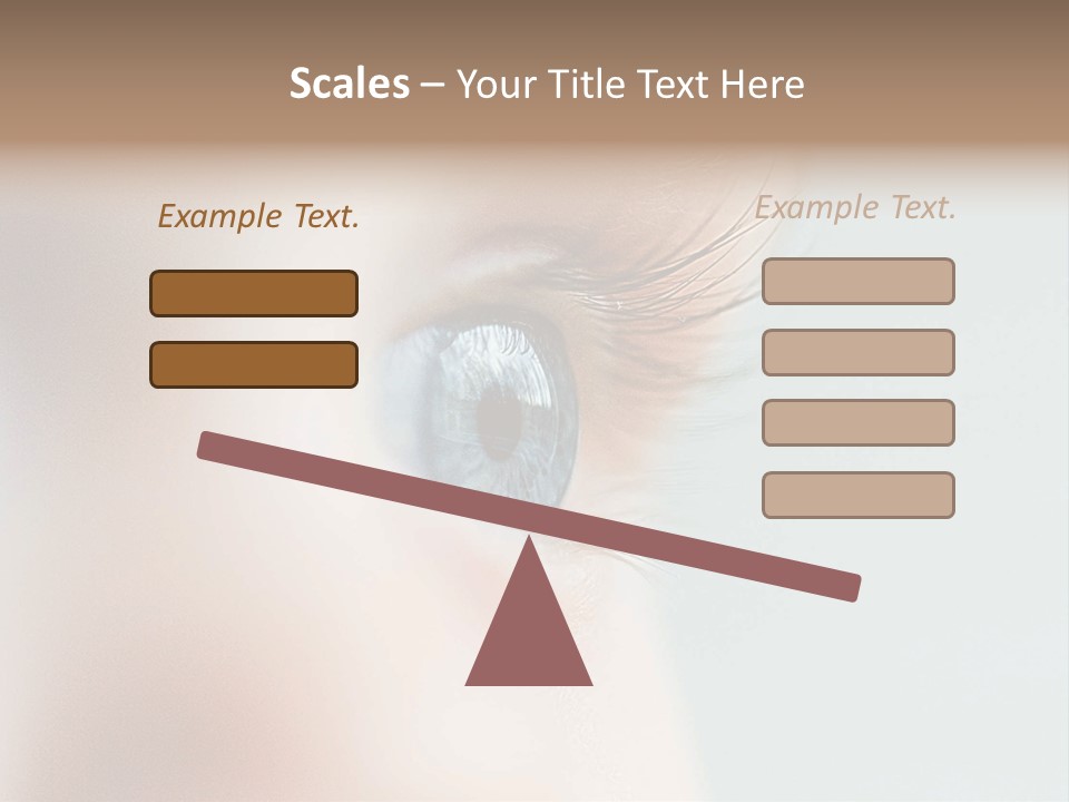 Caucasian Cute Small PowerPoint Template