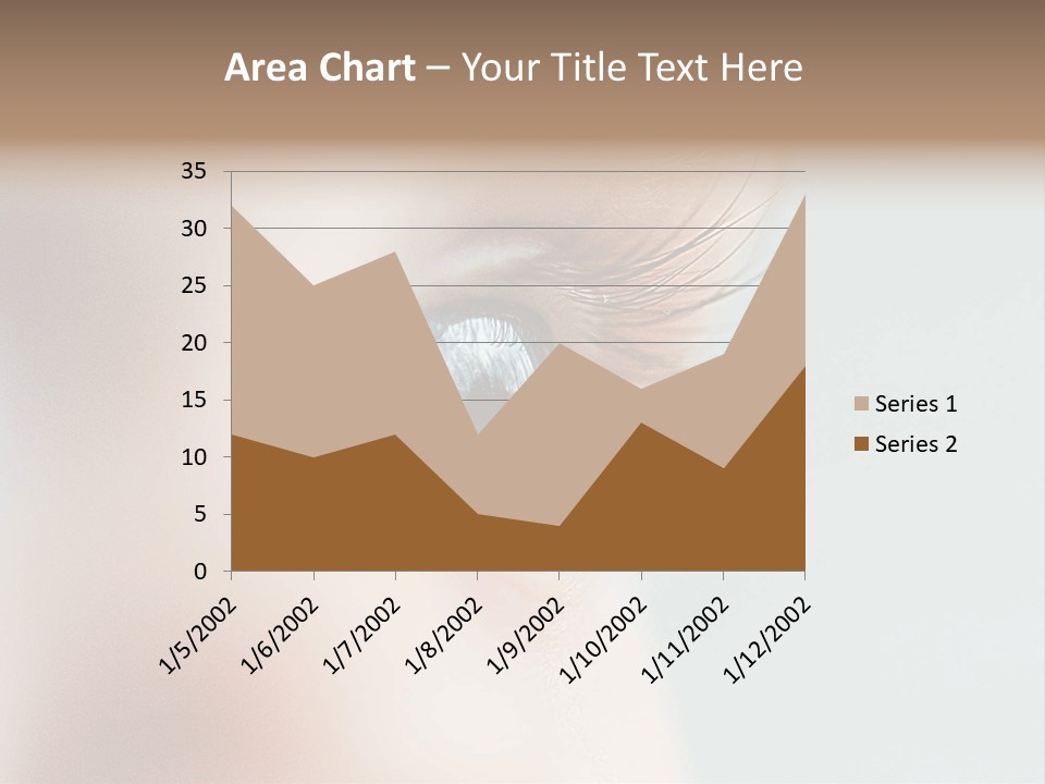 Caucasian Cute Small PowerPoint Template