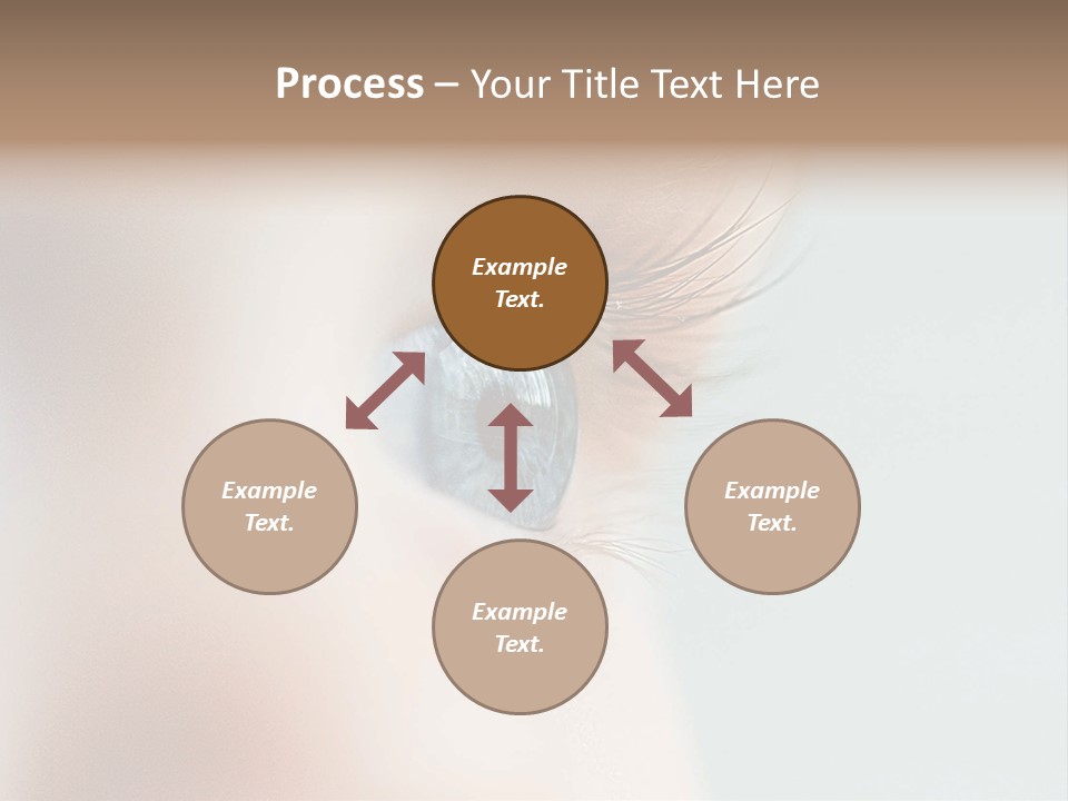 Caucasian Cute Small PowerPoint Template