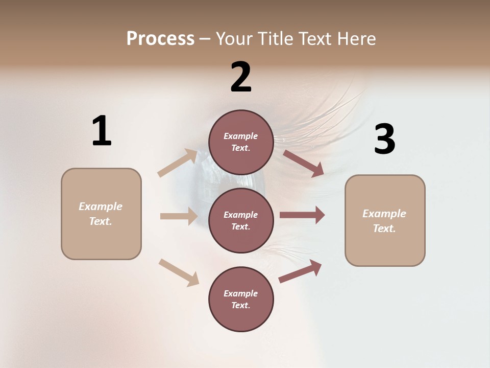 Caucasian Cute Small PowerPoint Template