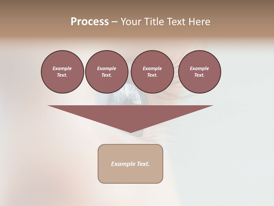 Caucasian Cute Small PowerPoint Template