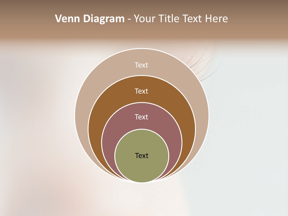 Caucasian Cute Small PowerPoint Template